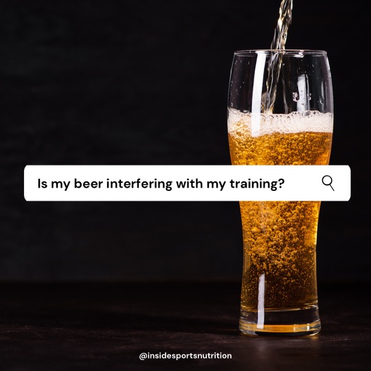Is your beer consumption interfering with training?